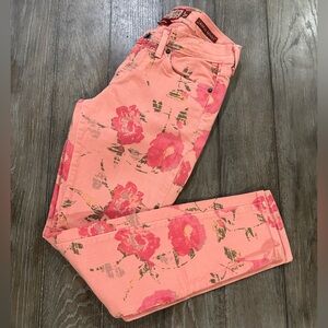Lucky Brand Women's Pink Floral Jeans